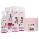 KNUT AMINO COLOR Kit: Shampoo 250ml + Conditioner 250ml + Mask 300g + Leave-in Spray 200 ml + Hair Remedy 130g