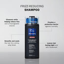 Truss Professional Frizz Zero Shampoo | Eliminates frizz | Blend of vegetable oils | Seals strands 300ml