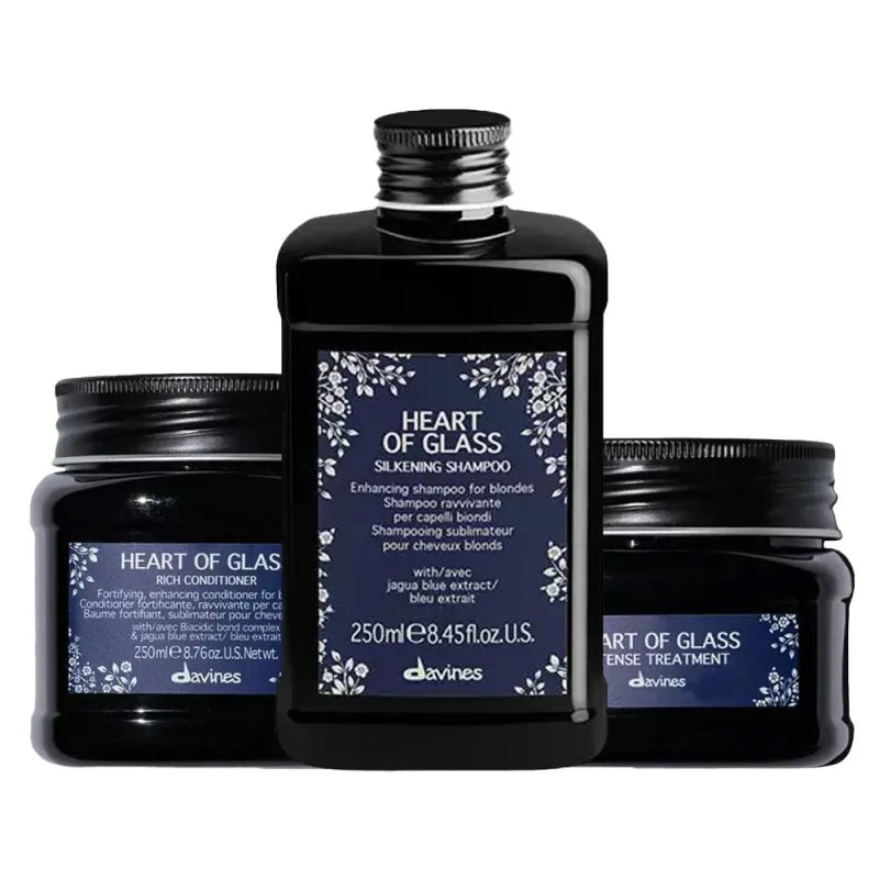 Davines Heart of Glass Essential Trio Kit (3 Products)