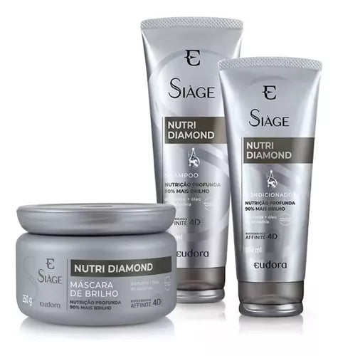 Eudora Kit Siàge Nutri Diamond Deep Nourishing 4d Conditioning Shampoo