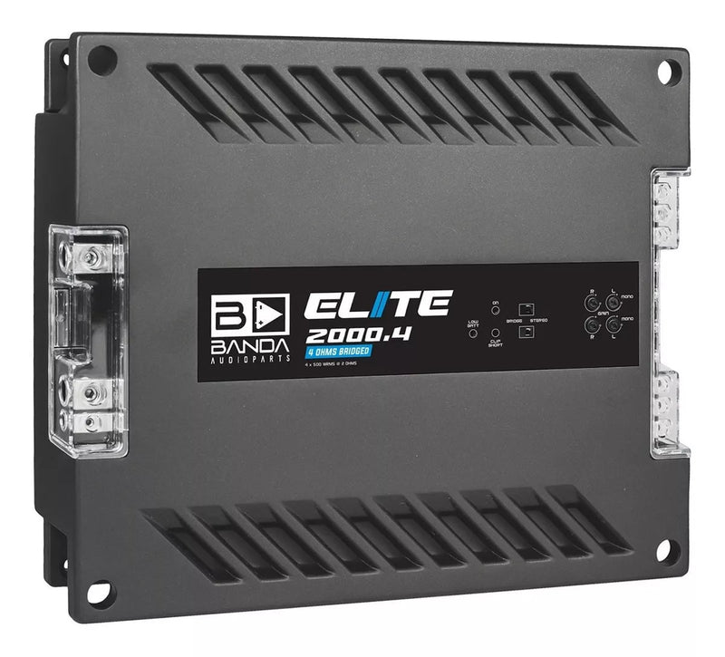 Banda Elite 2000.4 Amplifier Audio Car 2000 Watts RMS 4 Channels