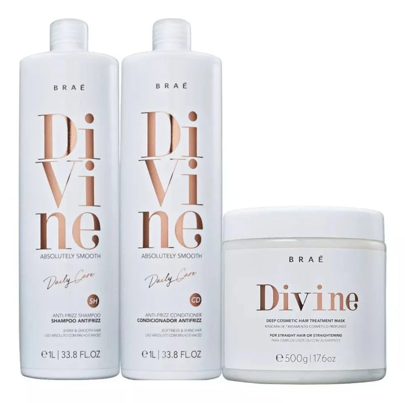 Brae Divine Kit Shampoo, Conditioner, Mask And Keratin Serum